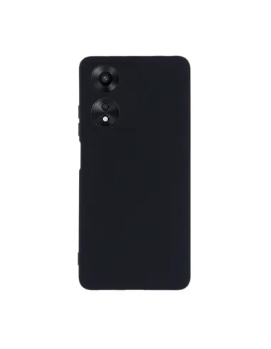 Capa Silicone Líquido para Oppo A58 - Preto