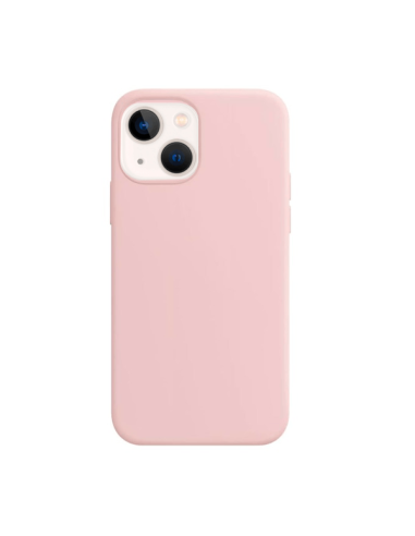 Capa Silicone Líquido para iPhone 13 Mini - Rosa