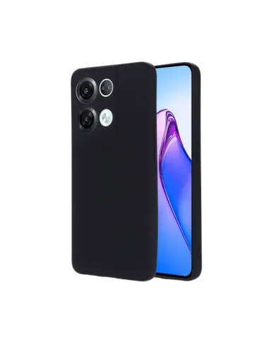 Capa Silicone Líquido para Oppo Reno8 Pro 5G - Preto