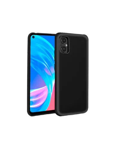 Capa Silicone Líquido para Oppo Reno8 Lite - Preto