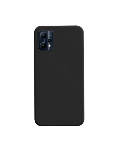 Capa Silicone Líquido para Realme 9 Pro+ Plus - Preto