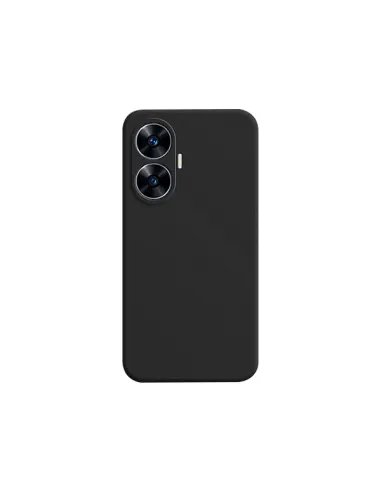 Capa Silicone Líquido para Realme C55 - Preto