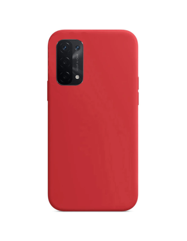 Capa Silicone Líquido para Oppo A54s - Vermelho
