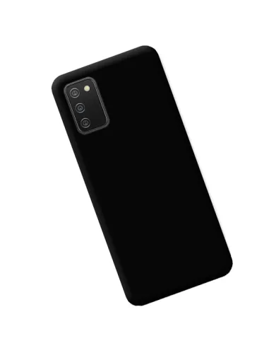 Capa Silicone Líquido para Samsung Galaxy A02s - Preto