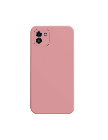 Capa Silicone Líquido para Samsung Galaxy A03 4G - Rosa