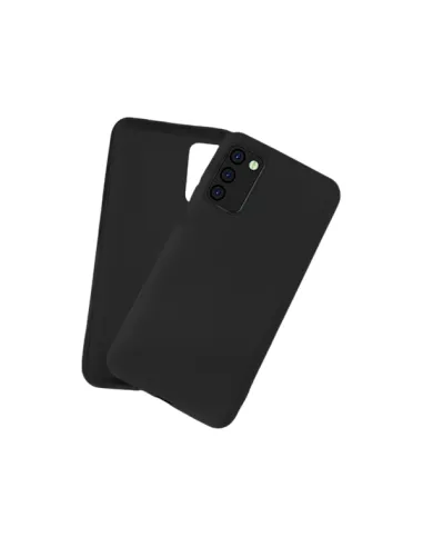 Capa Silicone Líquido para Samsung Galaxy A03s - Preto