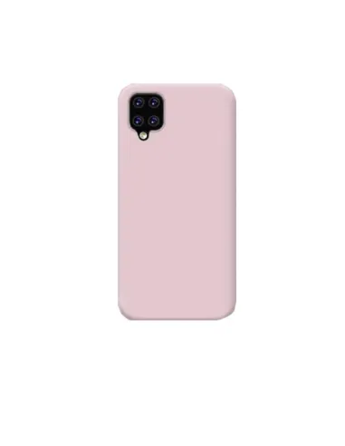 Capa Silicone Líquido para Samsung Galaxy A12 - Rosa