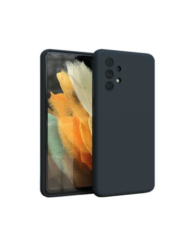 Capa Silicone Líquido para Samsung Galaxy A13 - Preto