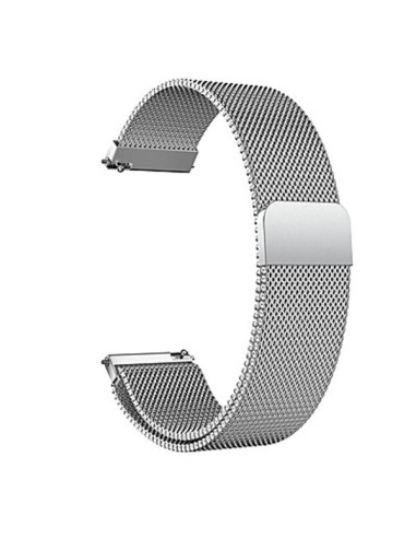 Bracelete Milanese Loop Fecho Magnético para AmazFit Bip 3 - Cinza