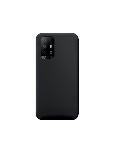 Capa Silicone Líquido para Oppo A95 5G - Preto