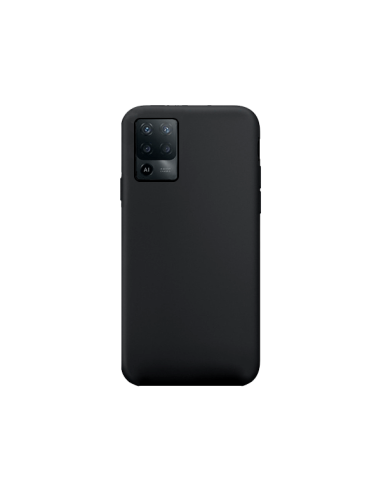 Capa Silicone Líquido para Oppo F19 Pro - Preto