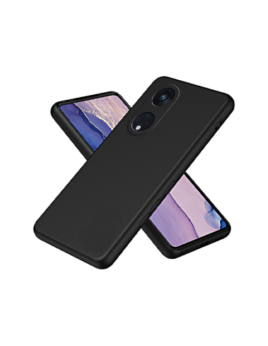 Capa Silicone Líquido para Oppo Reno8T 4G - Preto