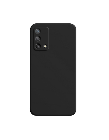 Capa Silicone Líquido para Oppo Reno6 Lite - Preto