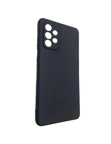 Capa Silicone Líquido para Samsung Galaxy A72 5G - Preto