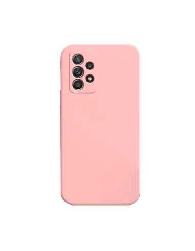 Capa Silicone Líquido para Samsung Galaxy A73 5G - Rosa