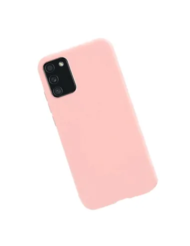 Capa Silicone Líquido para Samsung Galaxy F02s - Rosa