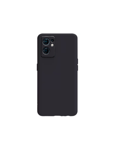 Capa Silicone Líquido para Oppo Reno7 SE 5G - Preto