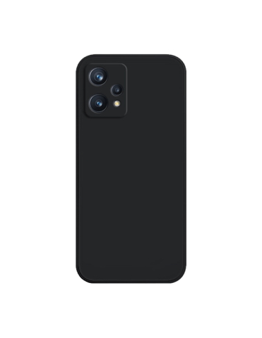 Capa Silicone Líquido para Realme 9 5G - Preto