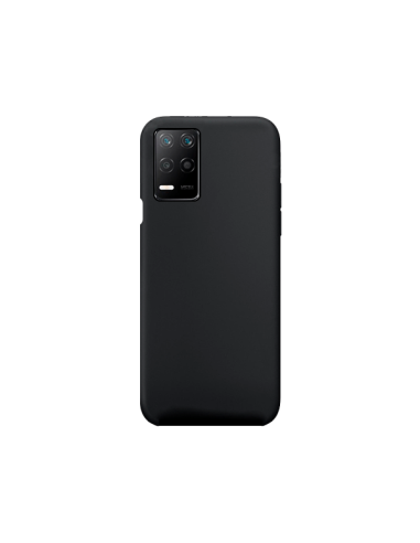 Capa Silicone Líquido para Realme Q3 5G - Preto