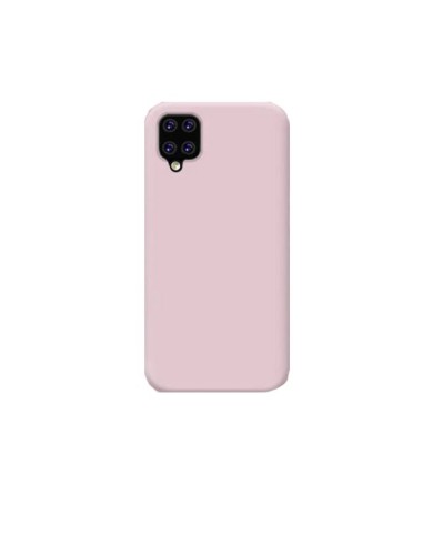 Capa Silicone Líquido para Samsung Galaxy A12 Nacho - Rosa