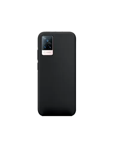 Capa Silicone Líquido para Vivo V21 - Preto