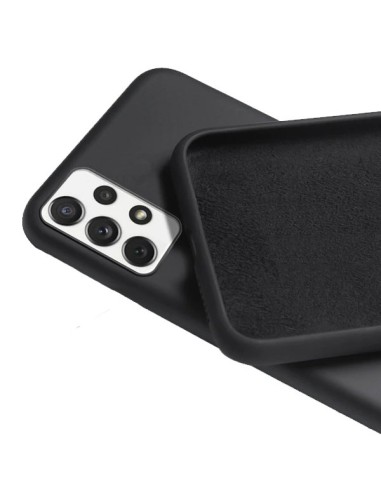 Capa Silicone Líquido para Samsung Galaxy A52 - Preto