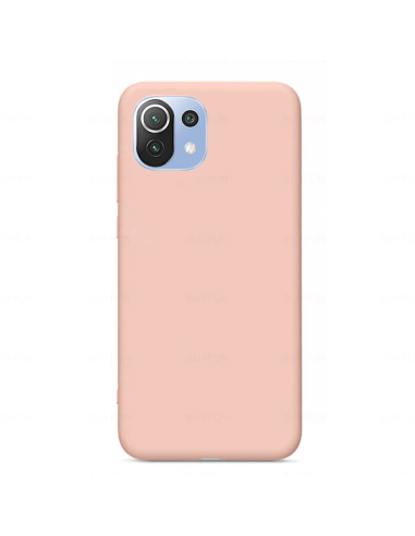 Capa Silicone Líquido para Xiaomi Mi 11 Lite 5G - Rosa