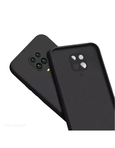 Capa Silicone Líquido para Xiaomi Redmi Note 10 Lite - Preto