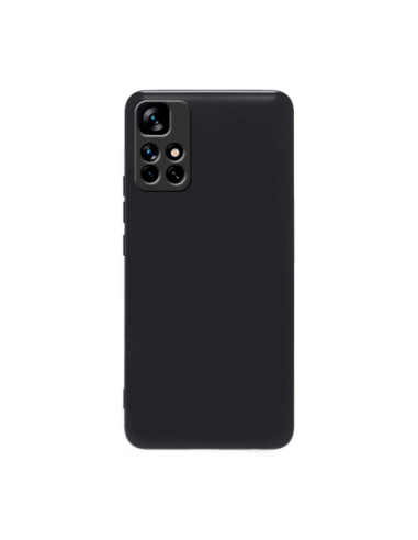 Capa Silicone Líquido para Xiaomi Poco M4 Pro 5G - Preto