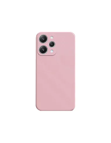 Capa Silicone Líquido para Xiaomi Redmi Note 12R - Rosa