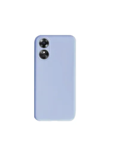 Capa Silicone Líquido  para Oppo A17 - Azul Claro