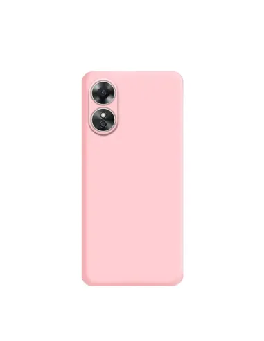 Capa Silicone Líquido  para Oppo A17 - Rosa