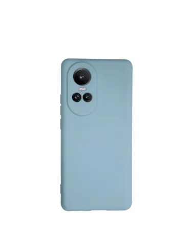 Capa Silicone Líquido  para Oppo Reno10 - Azul Claro