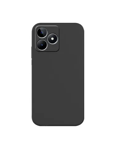 Capa Silicone Líquido  para Realme C51 - Preto