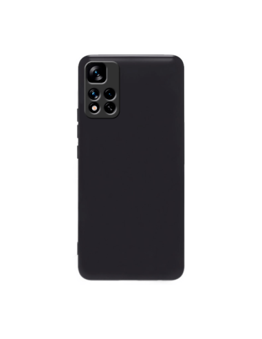 Capa Silicone Líquido para Xiaomi Redmi Note 11E Pro - Preto
