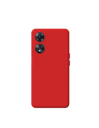 Capa Silicone Líquido Phonecare para Oppo A58 4G - Vermelho