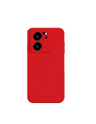 Capa Silicone Líquido  para Xiaomi 13T - Vermelho