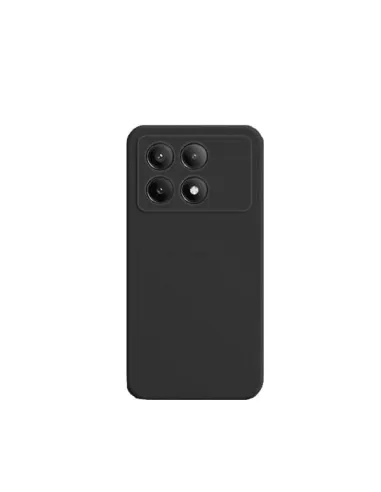 Capa Silicone Líquido  para Xiaomi Poco X6 Pro 5G - Preto