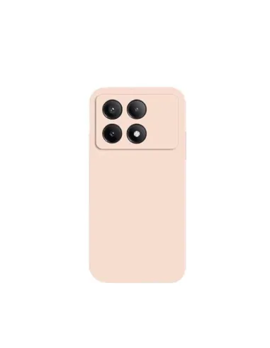 Capa Silicone Líquido  para Xiaomi Poco X6 Pro 5G - Rosa