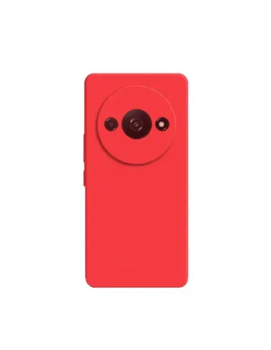 Capa Silicone Líquido  para Xiaomi Redmi A3 - Vermelho