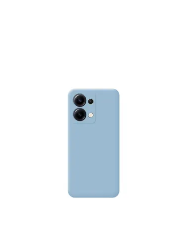 Capa Silicone Líquido  para Xiaomi Redmi Note 13 4G - Azul Claro