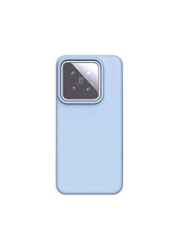 Capa Silicone Líquido Phonecare para Xiaomi 14 - Azul Claro