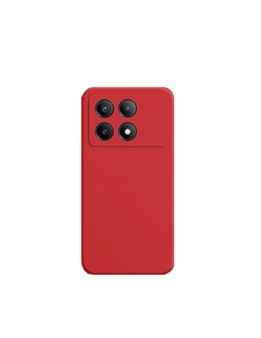 Capa Silicone Líquido Phonecare para Xiaomi Poco X6 Pro 5G - Vermelha