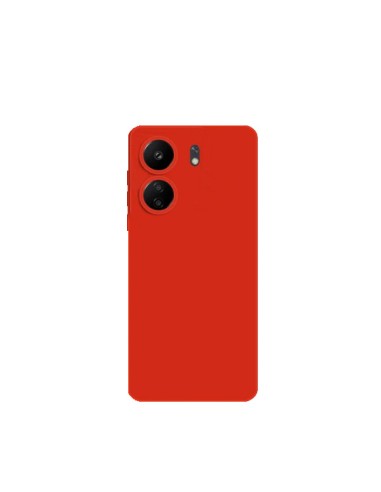 Capa Silicone Líquido Phonecare para Xiaomi Redmi 13C - Vermelho