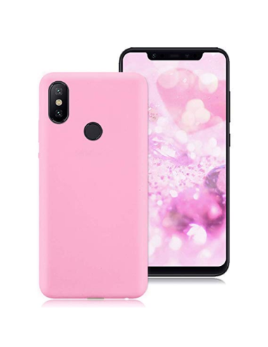 Capa Silicone líquido Rosa para Xiaomi Mi 8