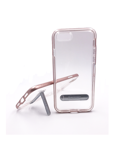 Capa Spigen Crystal Hybrid para iPhone 7 / 8 - Rosa