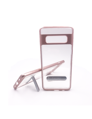 Capa Spigen Crystal Hybrid para Samsung Galaxy S10 - Rosa