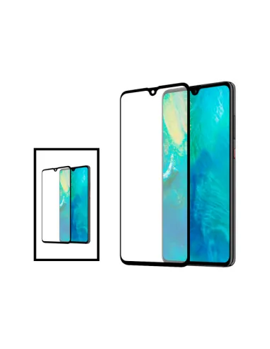 Kit 2 Vidro Premium Full Cover para Huawei Mate 20X 5G - Transparente/Preto