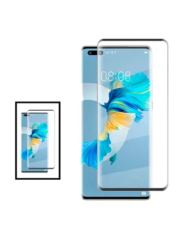 Kit 2 Vidro Premium Full Cover para Huawei Mate 40 Pro