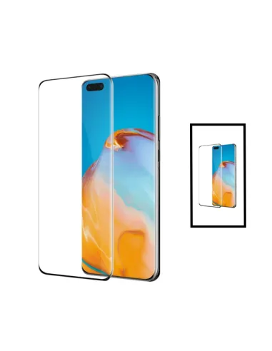 Kit 2 Vidro Premium Full Cover para Huawei Nova 10 Pro - Transparente/Preto